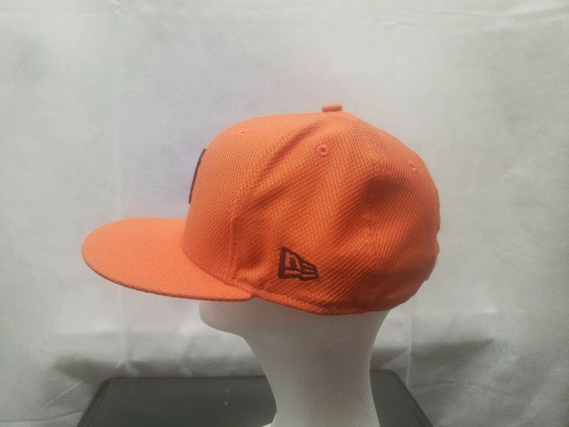 Detroit Tigers Spring Training Orange MLB New Era 5950 Fitted Hat Size 8