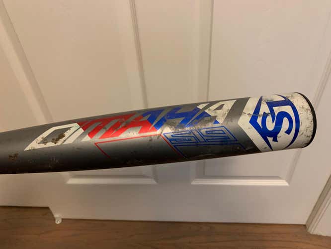 Lightly Used Louisville Slugger Alloy Omaha 519 Bat (-3) 30 oz 33" with POP!