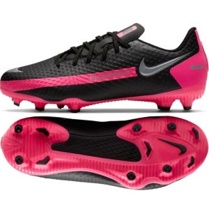 New youth Size 5 Nike Phantom GT club FG Soccer Cleats black/Pink Blast ck8479-006
