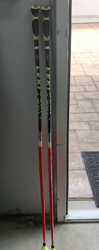 Used 48in (120cm) Leki Racing World Cup Lite GS Ski Poles