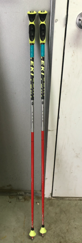 Used 46in (115cm) Leki Racing World Cup Lite GS Ski Poles