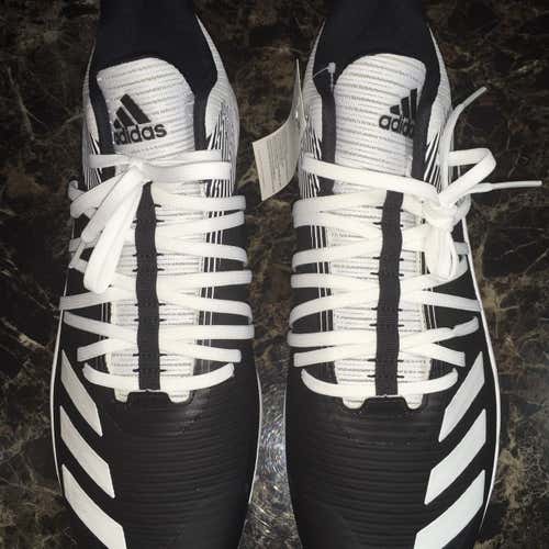 Adidas Adizero Afterburner 6 Low Metal Baseball Cleats Black Men's Size 13 NWOB
