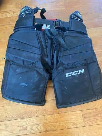 Black Used Intermediate Small CCM e2.9 Hockey Goalie Pants