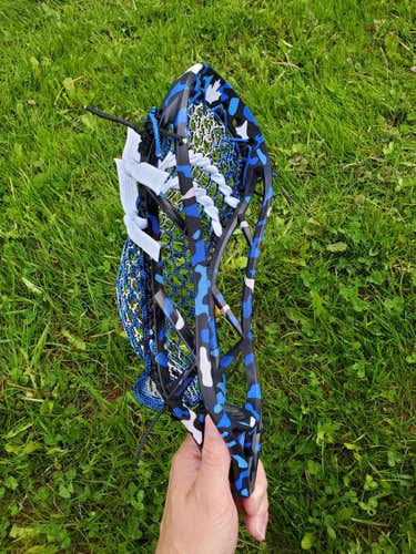 Blue Camo New Signature Contract Strung Head