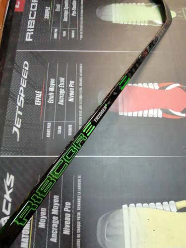 P90M | 80 Flex | New CCM Ribcor Trigger 5 Pro Hockey Stick Toe Pattern RH Pro Stock