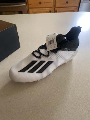 Black Men's Size 12 (Women's 13) Adidas Cleats