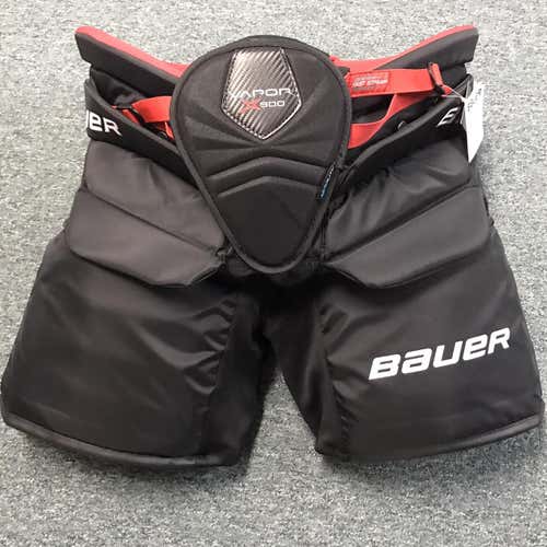 Black Senior Medium Bauer Vapor X900 Hockey Goalie Pants
