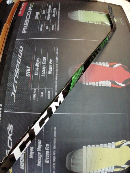 P90 | 85 Flex | New CCM RibCor Trigger 4 PRO Hockey Stick LH Toe Pattern Pro Stock