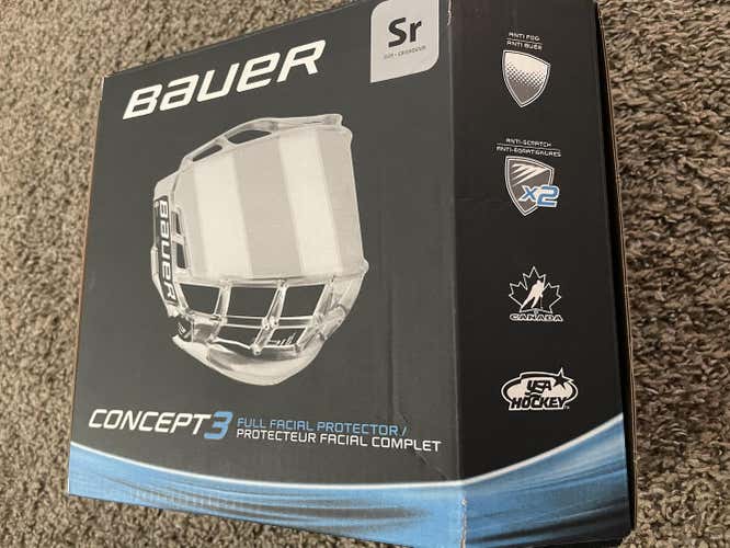 New Bauer Concept 3 Helmet