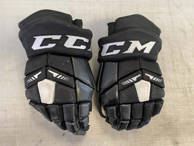 CCM HG42 Pro Stock Hockey Gloves 14" Black HITMEN 8433