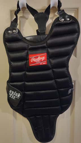 Black Used Youth Ages 7 - 9 Rawlings Catcher's Chest Protector