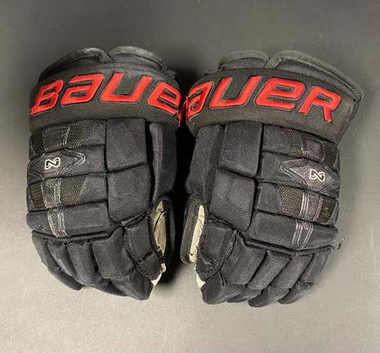 Bauer Nexus Pro Gloves 13" (used, good condition) (Black and Red)