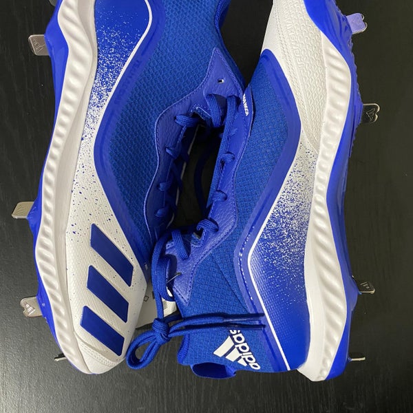 Men's Adidas Icon V Bounce Mid Metal Baseball Cleats Size 10.5