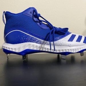 Men's Adidas Icon V Bounce Mid Metal Baseball Cleats Size 10.5