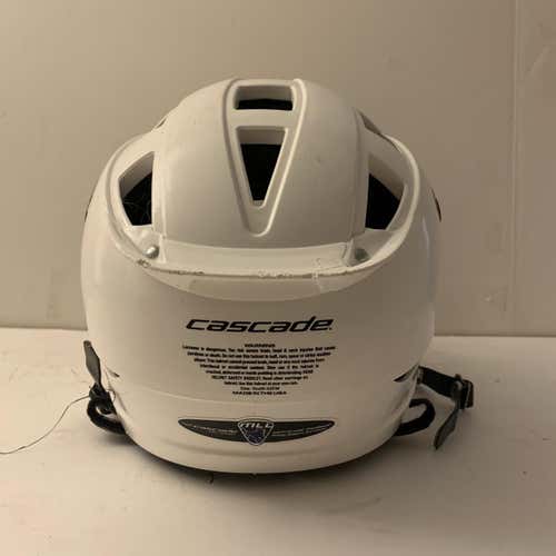 White Youth Player's Cascade CS-R Youth Helmet