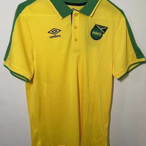 Umbro Men’s Jamaica Soccer Polo Jersey Shirt Small