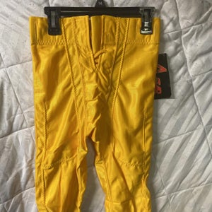 Gold Youth XS All-Star Football Pants