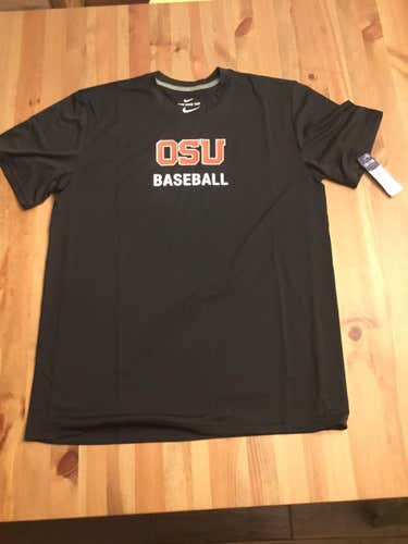 new nike OSU baseball Mens Dri-Fit short sleeve t-Shirt/tee Mens L/large