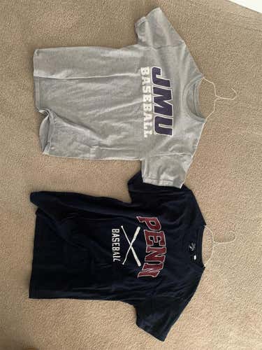 Both The JMU And Penn Baseball T Shirts