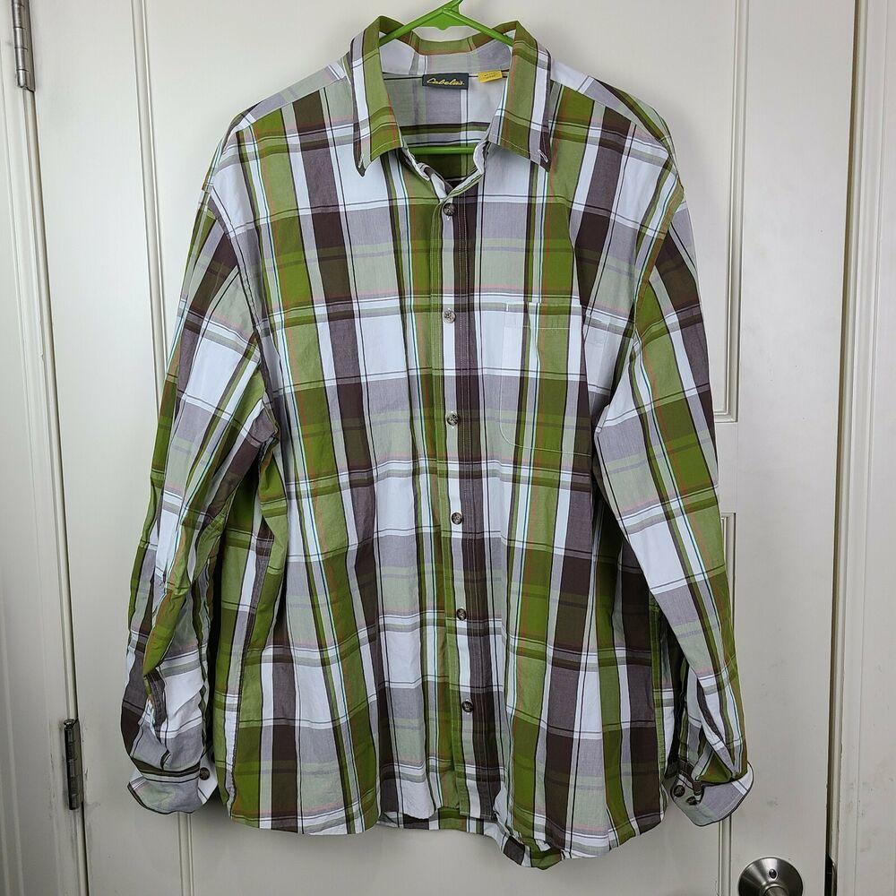 Cabela's Mens Long Sleeve Button Down 