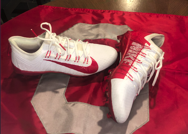 Never Used- Ohio State Exclusive-Huarache 7- Ryan Terefenko Cleats