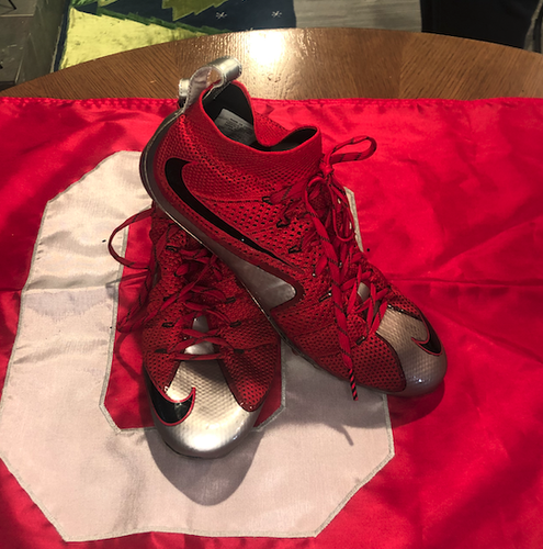 Slightly Used- Ohio State Exclusive- Vapors- Ryan Terefenko Cleats