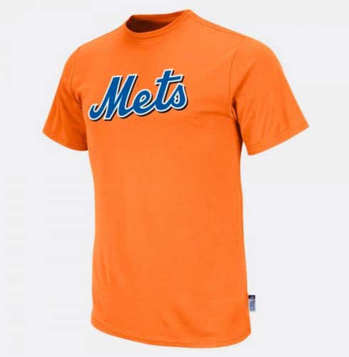 New York Mets Majestic Cool Base CREW NECK MLB Replica Jersey Shirt - YOUTH MEDIUM