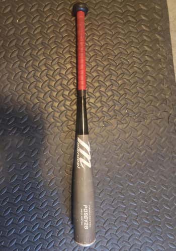 Used Kid Pitch (9YO-13YO) USSSA Certified 2019 Marucci Alloy Posey28 Bat (-10) 18 oz 28"