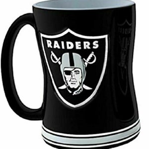 NFL Las Vegas Raiders 14oz Sculpted Relief Coffee Mug NFL