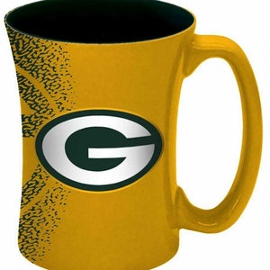 Green Bay Packers 14oz Coffee Mug Mocha Style NFL