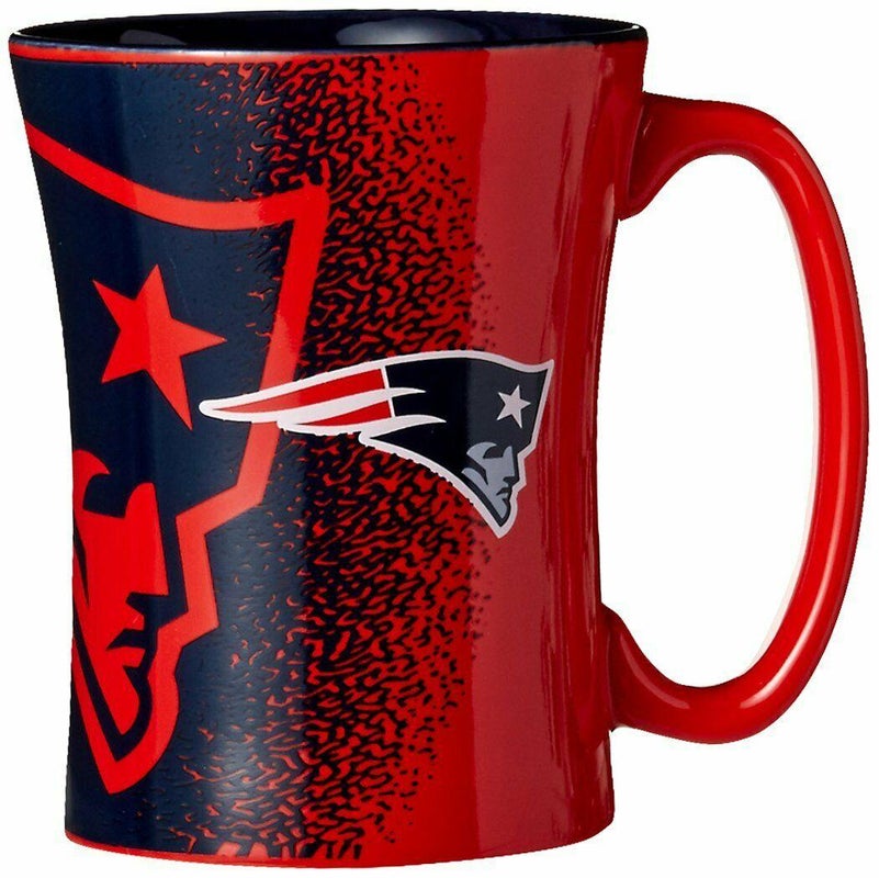 New England Patriots 14oz Coffee Mug Mocha Style NFL