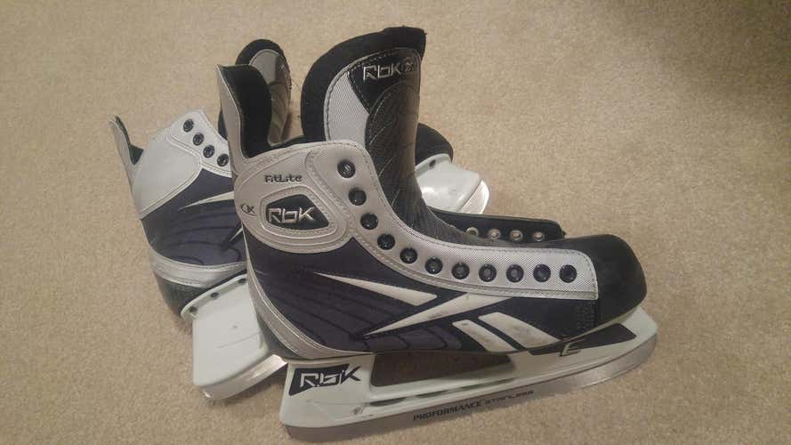 Used Reebok 1k Fitlite Ice Hockey Skates 8.5 D