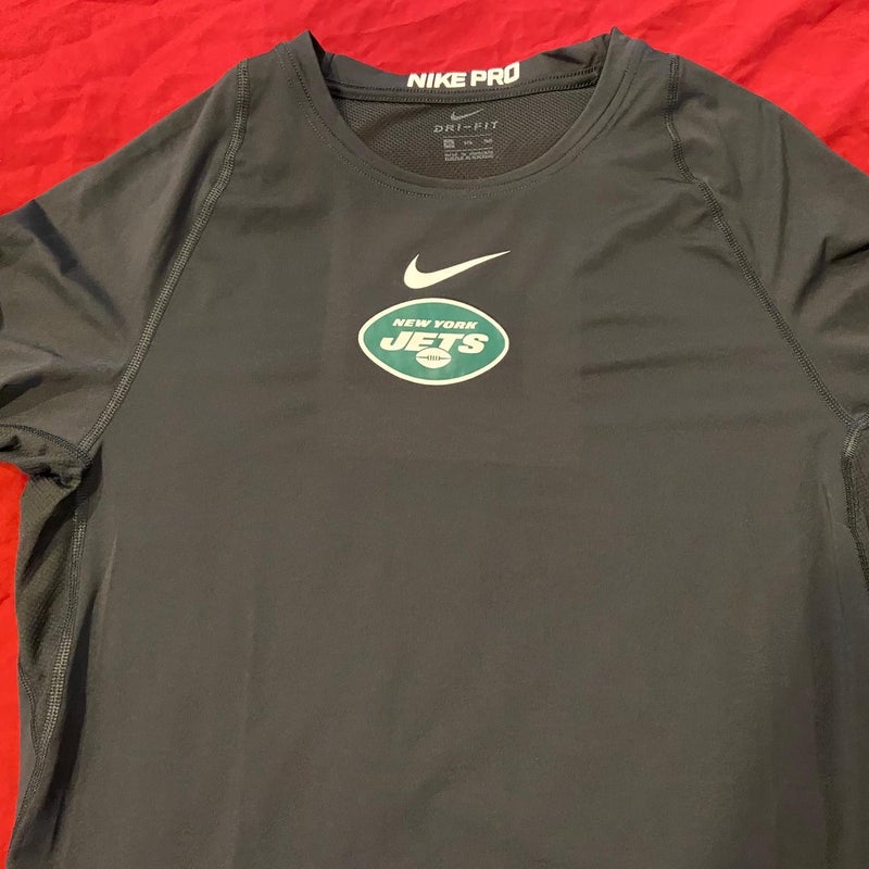 New York Jets Team Issued / Used Black Adult XXXL Nike Pro Dri-Fit Shirt