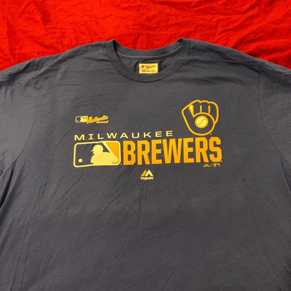 Toronto Blue Jays MLB Baseball Majestic Gray Adult XL Majestic T-Shirt
