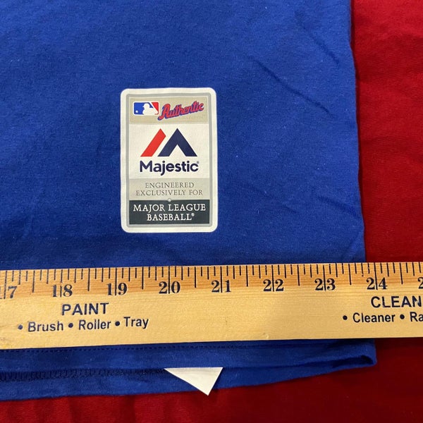 Genuine Merchandise Men’s Milwaukee Brewers Navy Blue Under Armour T-Shirt  Small