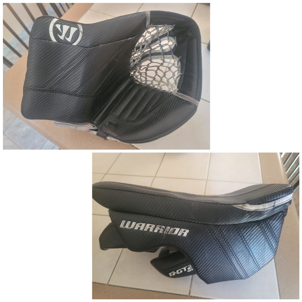 Black Used Senior Warrior Regular Ritual GT2 Glove & Blocker