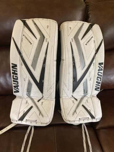 Used 23" Vaughn Vision 9200 Goalie Leg Pads