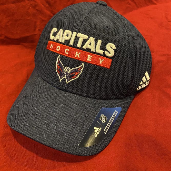 Washington Capitals NHL Hockey Blue Adult Small / Medium Adidas Hat * NWT