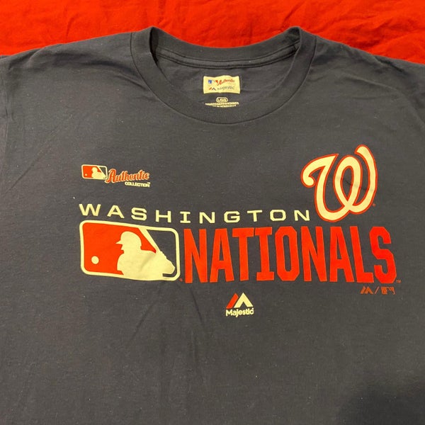 Men's Washington Nationals Majestic Red/Navy Authentic Collection