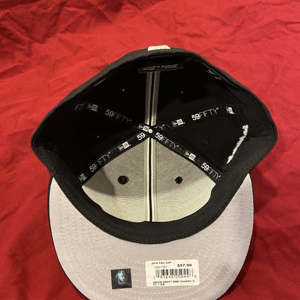 San Antonio Spurs New Era 2022 NBA Draft 59FIFTY Fitted Hat - Cream/Black