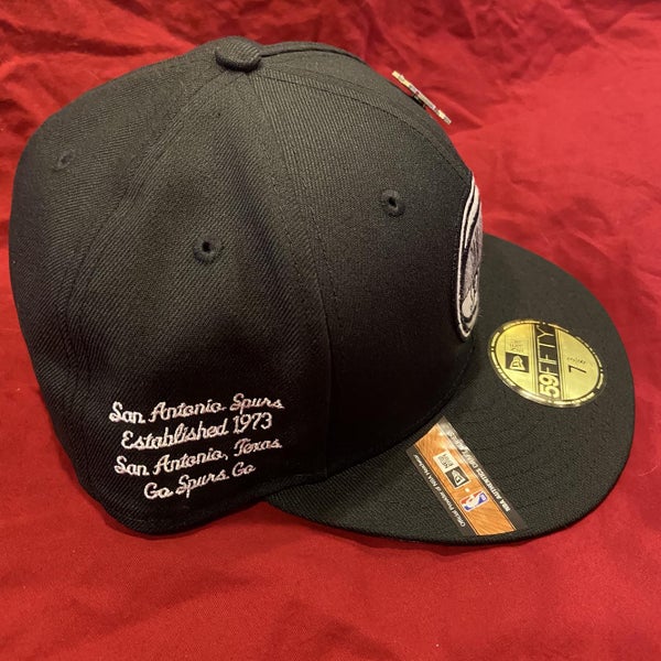 San Antonio Spurs Men's New Era 2023/2024 Draft 9FIFTY Cap - Black