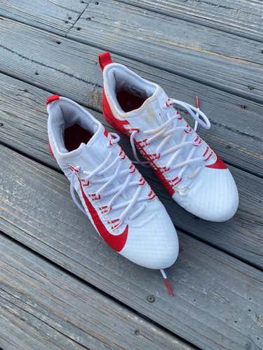 Nike Huarache 7 Cleats University Red 10.5