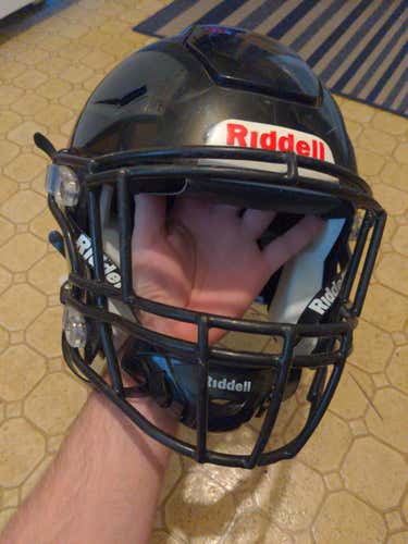 Black Riddell Speedflex Helmet