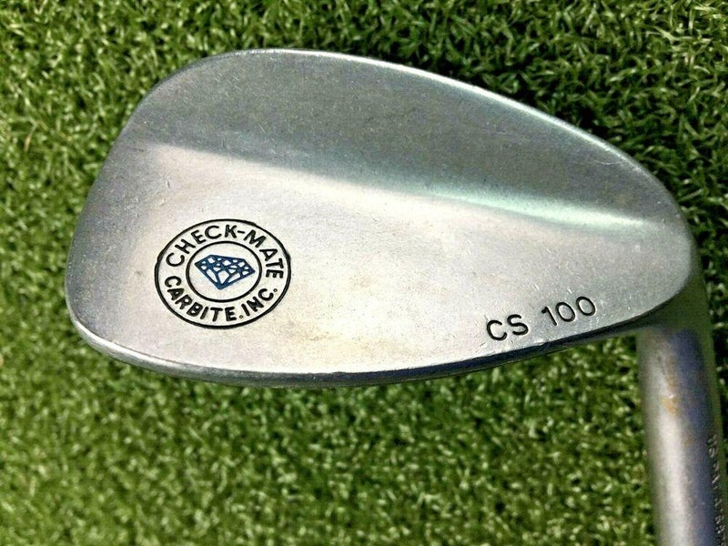 Carbite Golf Check-Mate CS100 Sand Wedge / RH / Stiff Steel ~35" / Nice / mm9608