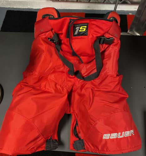 Bauer Supreme 1S Hockey Pants Large (barely used, great condition, red)