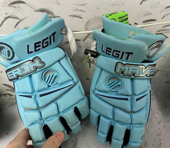 Maverik M3 Lacrosse Gloves 13" LEGIT showcase gloves