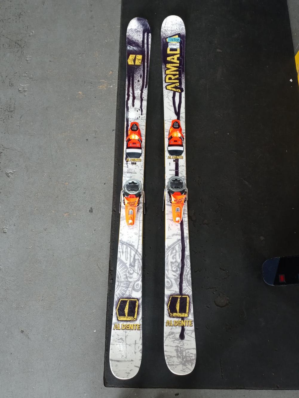 Used Armada Al Dente 168 Cm Downhill Ski Mens Combo | SidelineSwap