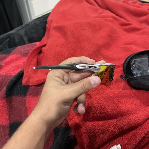 Orange Unisex One Size Fits All Oakley Radar Sunglasses