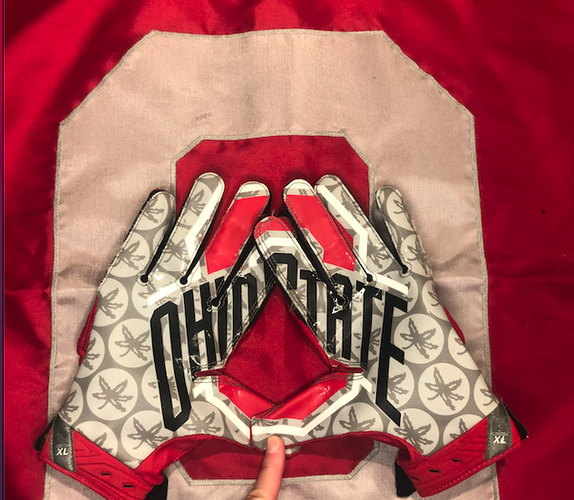 Ohio State Football Player Gloves