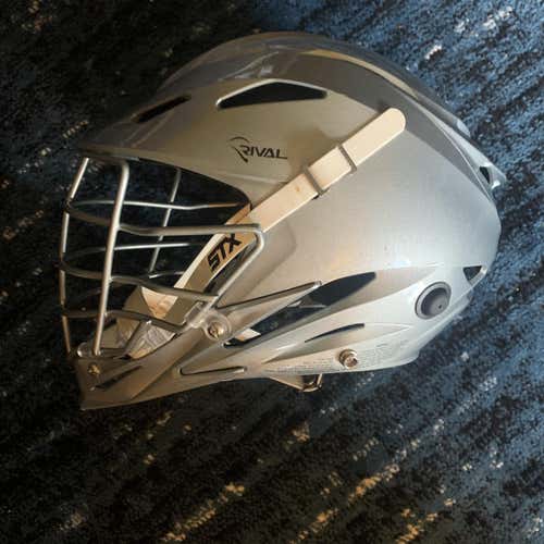 Gray Adult STX Rival Helmet